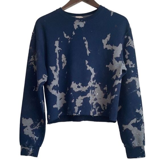 Uncycled Tie Dyed & Paint Spackled Sweatshirt - Picture 1 of 8